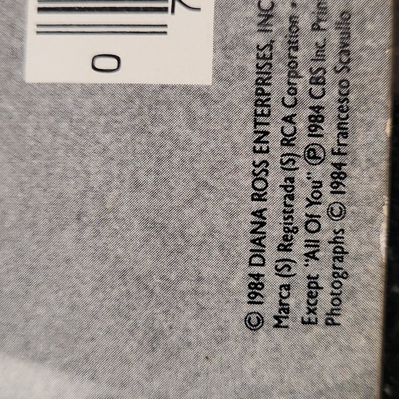 1984 DIANA ROSS Album - Picture 9 of 9